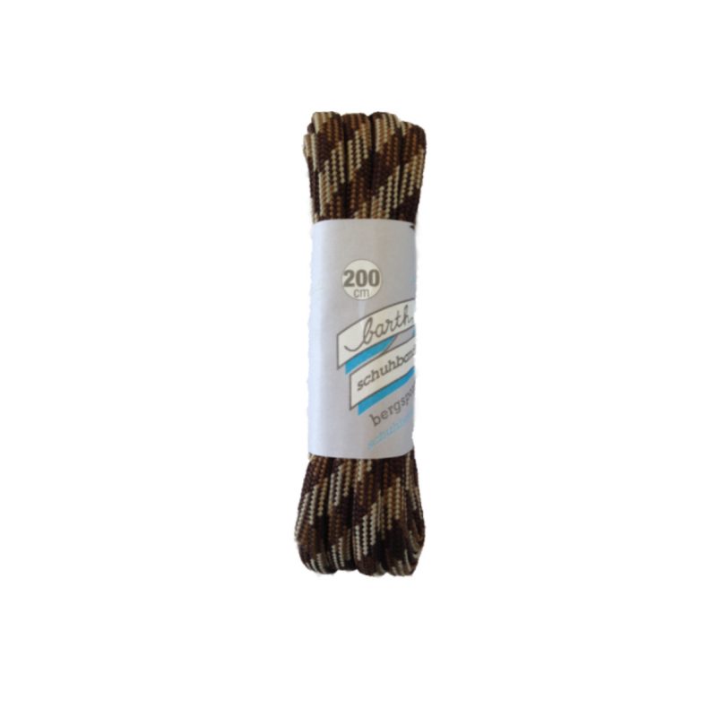 Meindl Replacement Laces Brown Beige Half Round