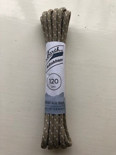 Meindl Round Shoe Laces Beige White 120cm Bramwell